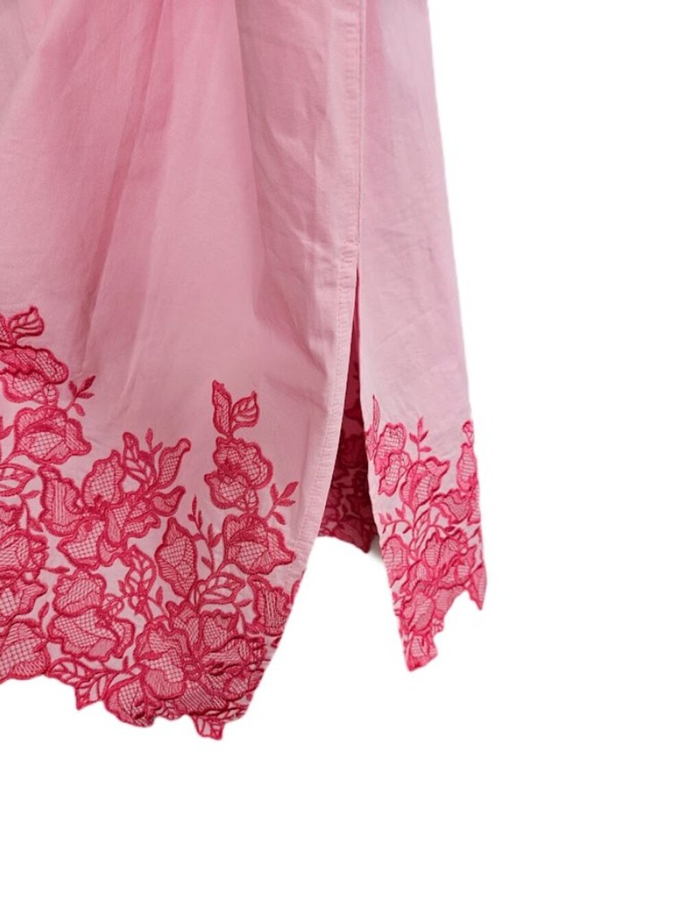 NWT Hyacinth House Pink Embroidery Eliza Midi Dress XL - Picture 9 of 12